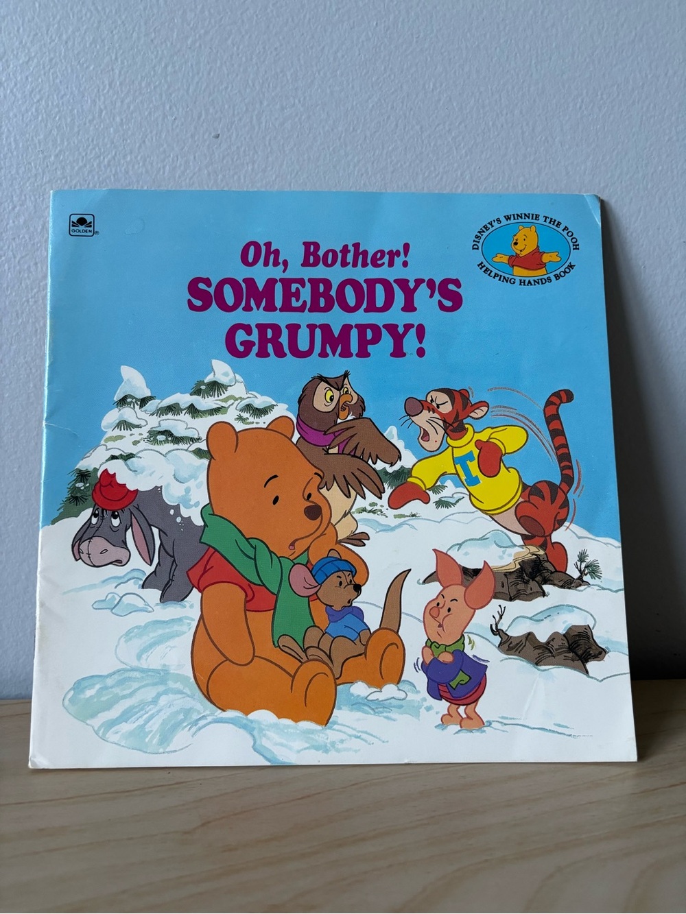 Winnie the Pooh “Oh Bother! Somebody’s Grumpy” Kids Book 📕 1992